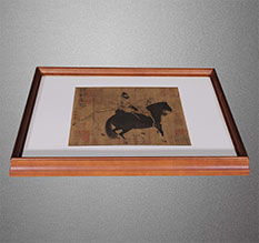 陆丰书画装裱配框服务案例